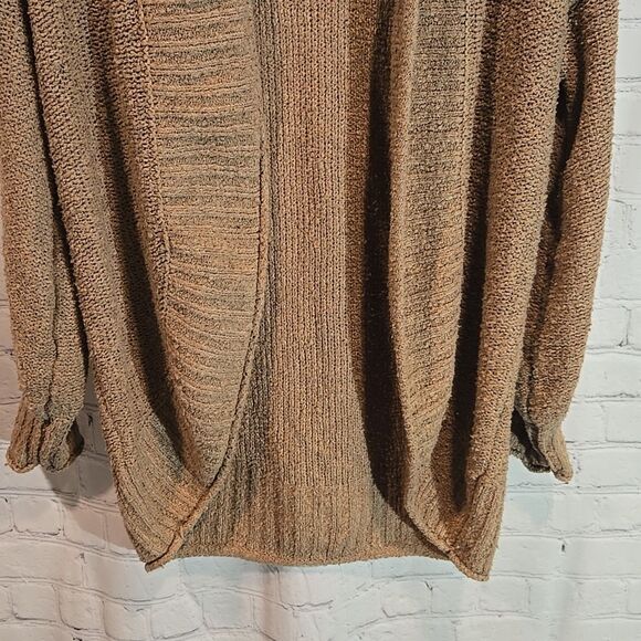Pink Rose Light Brown Cardigan Size M - Picture 3 of 8